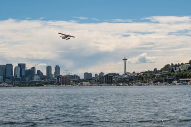 Seaplane tour of Seattle